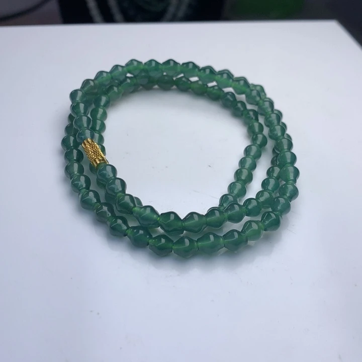 翡翠项链未镶嵌5mm！