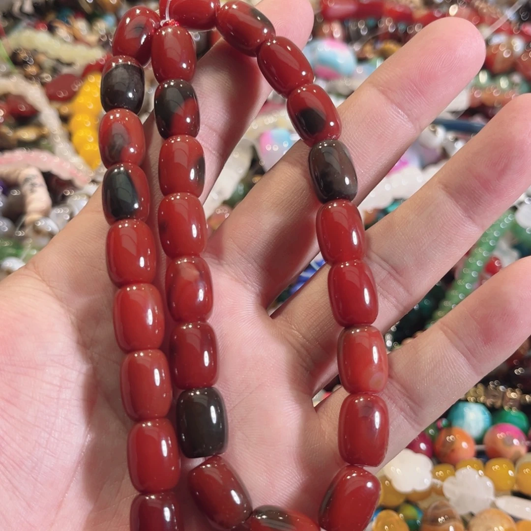 未镶嵌玛瑙/玉髓珠宝半成品玛瑙一条10x14mm