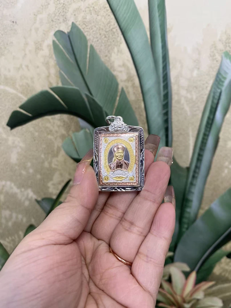 合金亚克力吊坠 二哥丰方形吊坠不含链