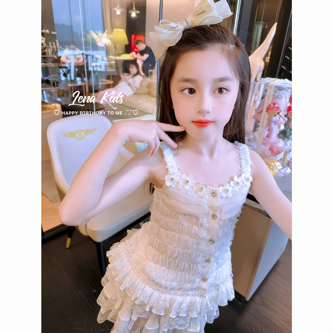 【现货】PP·Twinkle【黑白天鹅花花上衣裙·超仙纱纱裙套装】25051303