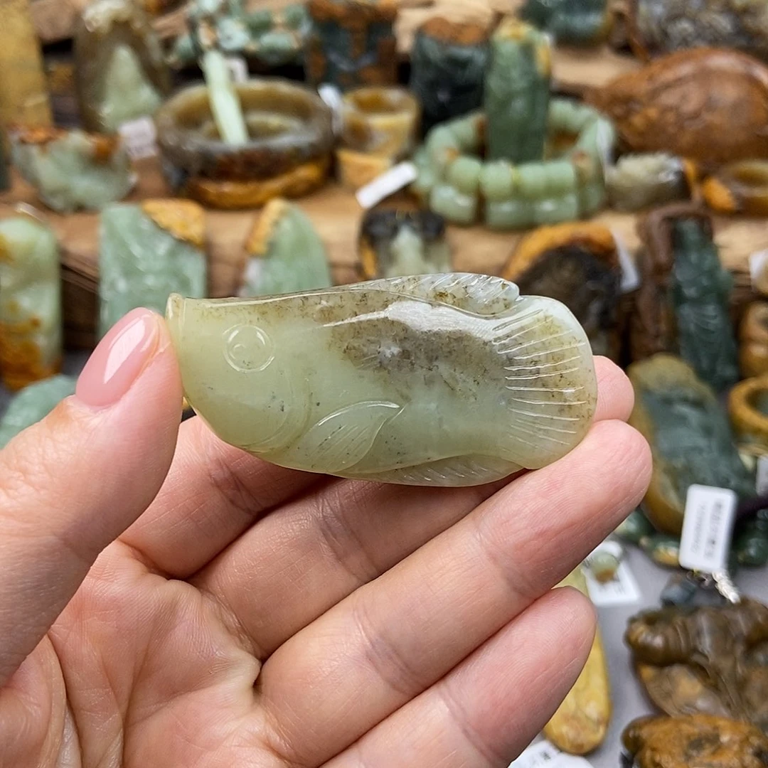岫岩老玉（透闪石质玉）未镶嵌挂件