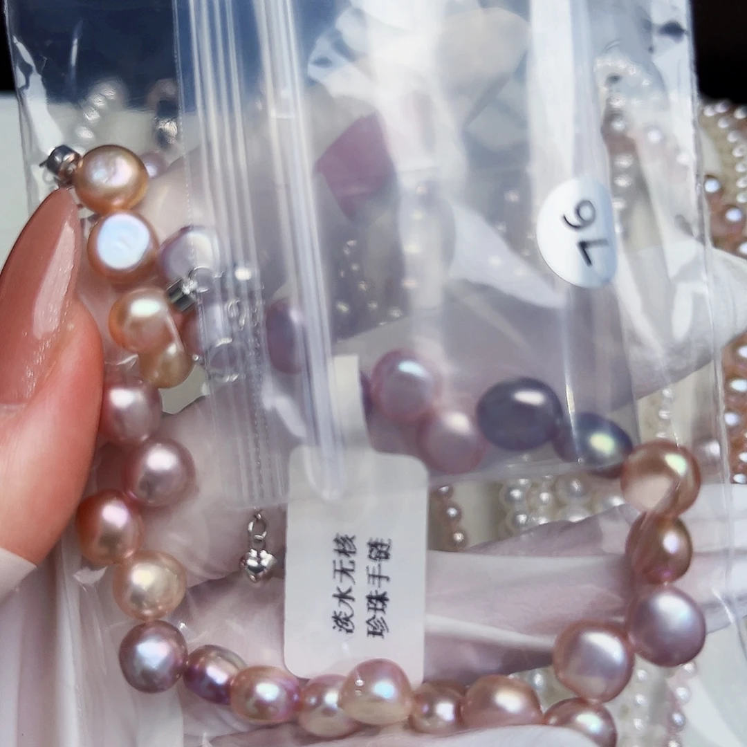 *****淡水珍珠银S925镶嵌耳饰