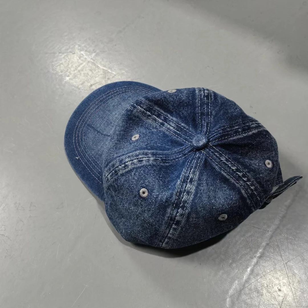 【南油玲姐】蓝色牛仔鸭舌帽MZ038