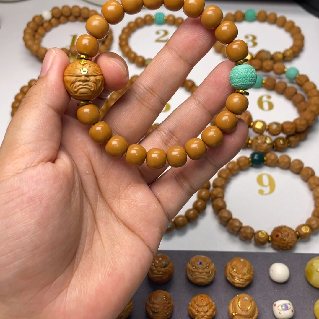 猴头核桃手串糊****~老型全品➕24k盲僧➕配饰
