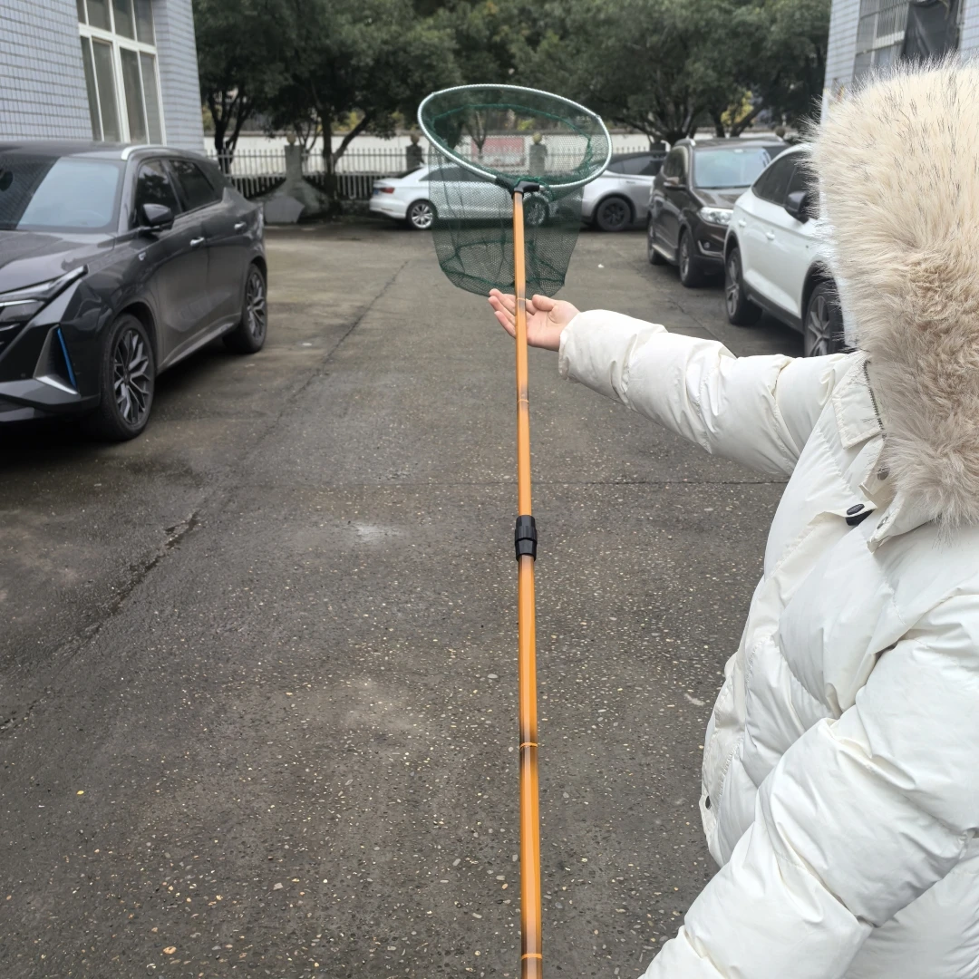 全套精品超轻合金特惠抄网杆定位伸缩捞鱼网兜户外钓鱼工具鲤鱼