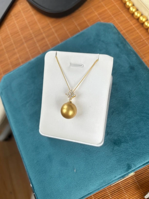 合金项链 【14mm龙珠吊坠】百搭不挑人贝珠吊坠大点位经典简约al8