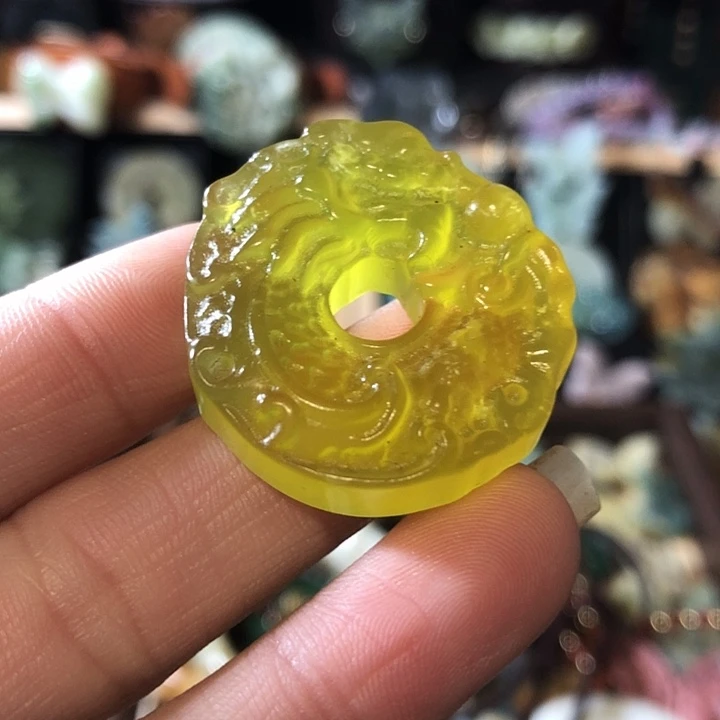 岫玉未镶嵌岫玉挂件