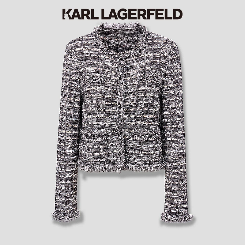 Z069【赵老板专属】KARLLAGERFELD秋季新款羊毛开衫M26E2207