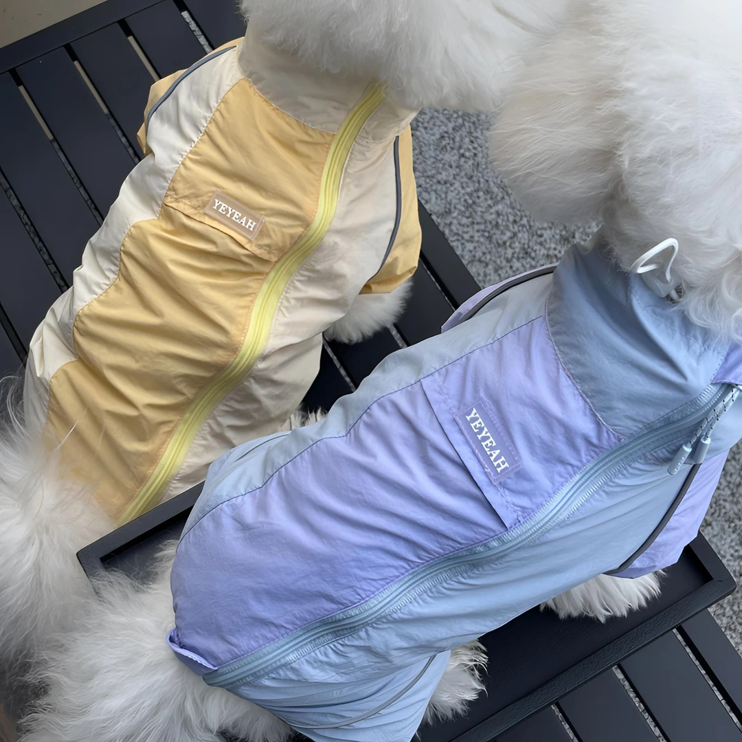 YEYEAH夏季薄款凉感机能狗狗衣服防晒冲锋衣透气皮肤衣防尘防虫
