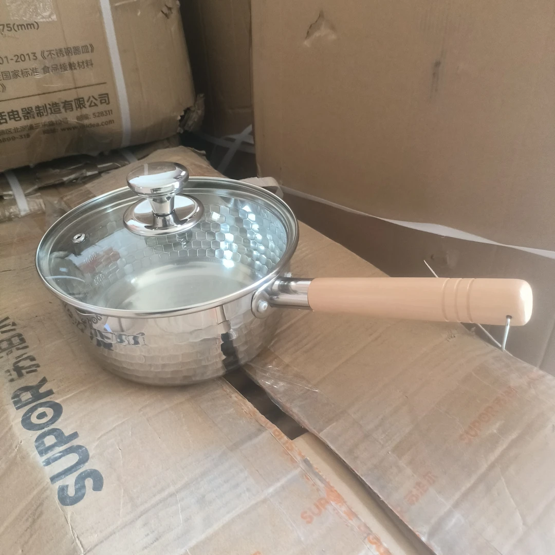 18雪平锅特厚品牌微瑕304材质