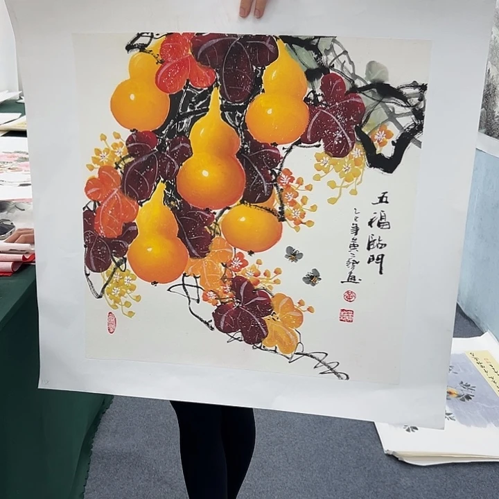 国画纯手绘国画作品大漏