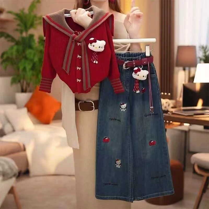 M+k385kt玩偶牛仔直筒裤童装