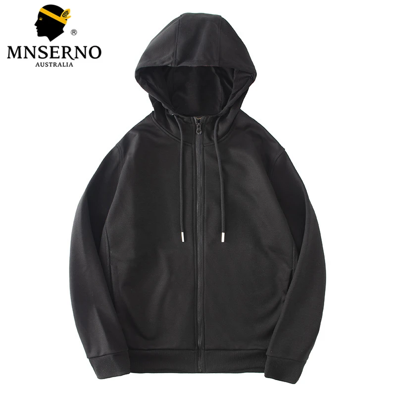 曼西尔奴男士冬季加绒加厚连帽潮流宽松休闲保暖外套22281222TM