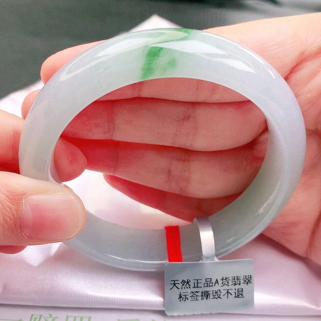 翡翠未镶嵌手镯缅甸天然a货翡翠手镯