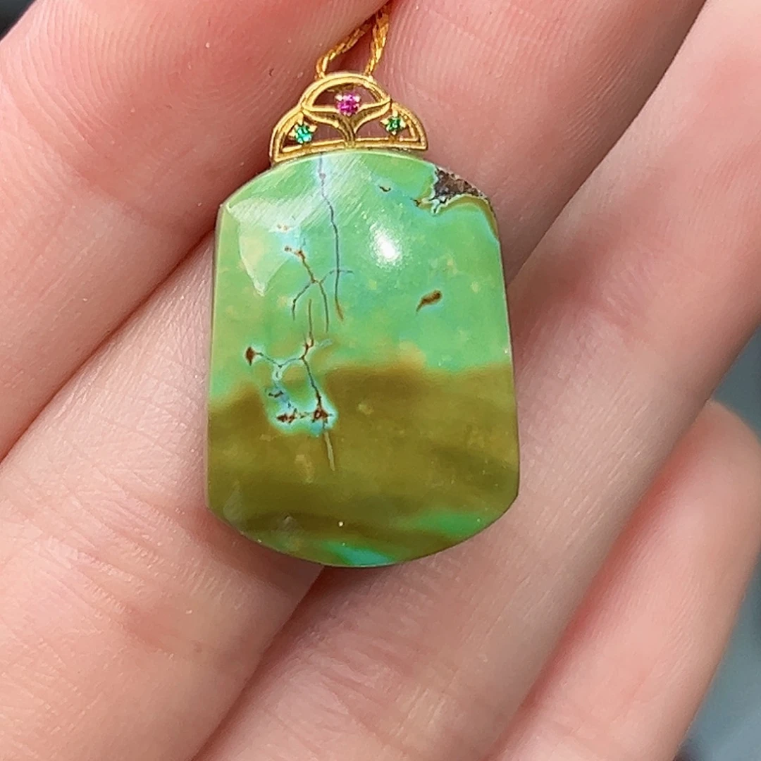 绿松石珠宝奇石未镶嵌