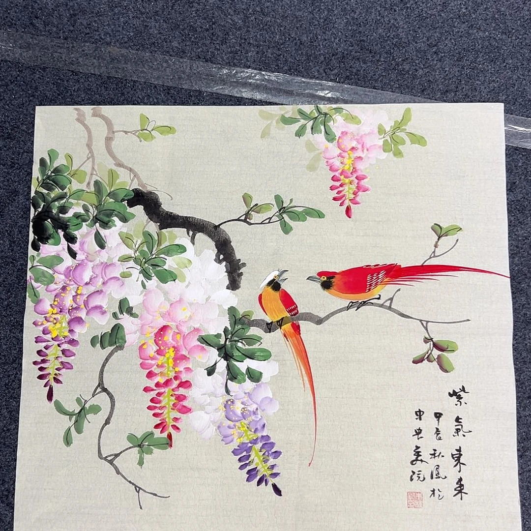国画国画作品宣纸纯手绘
