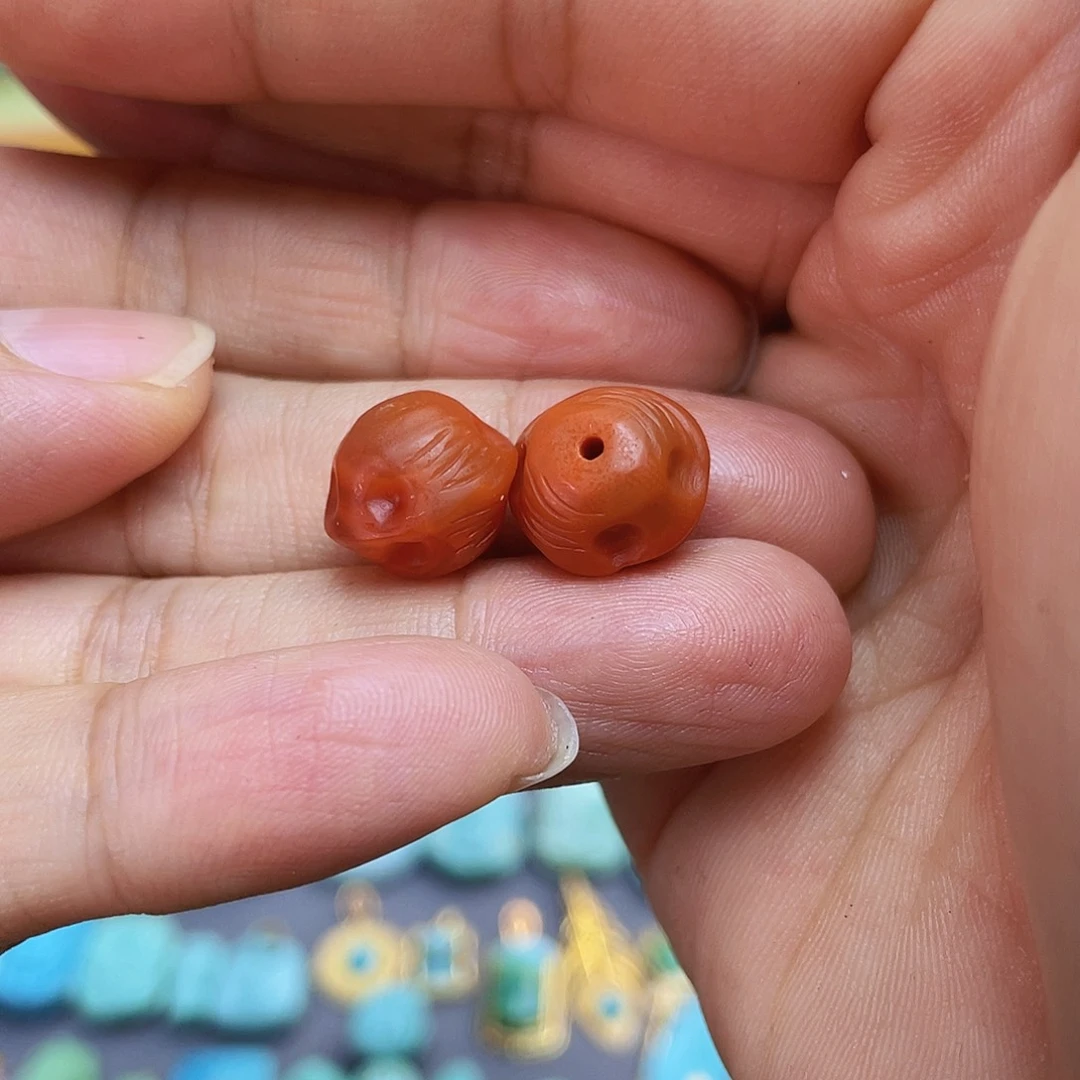 南红玛瑙未镶嵌吊坠(不含链)花*姜