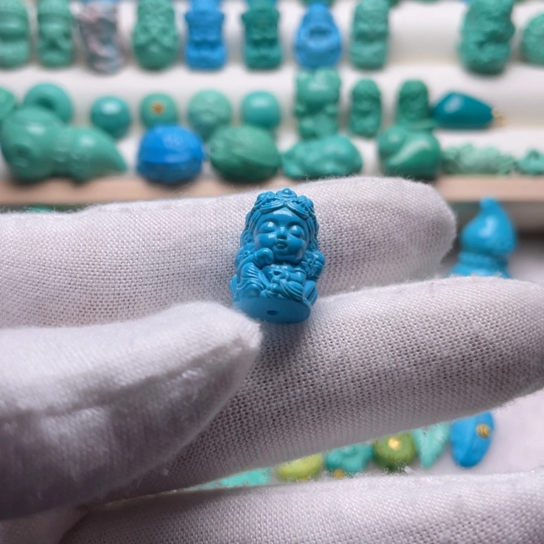 12*16.4蓝色度母观音宝宝佛