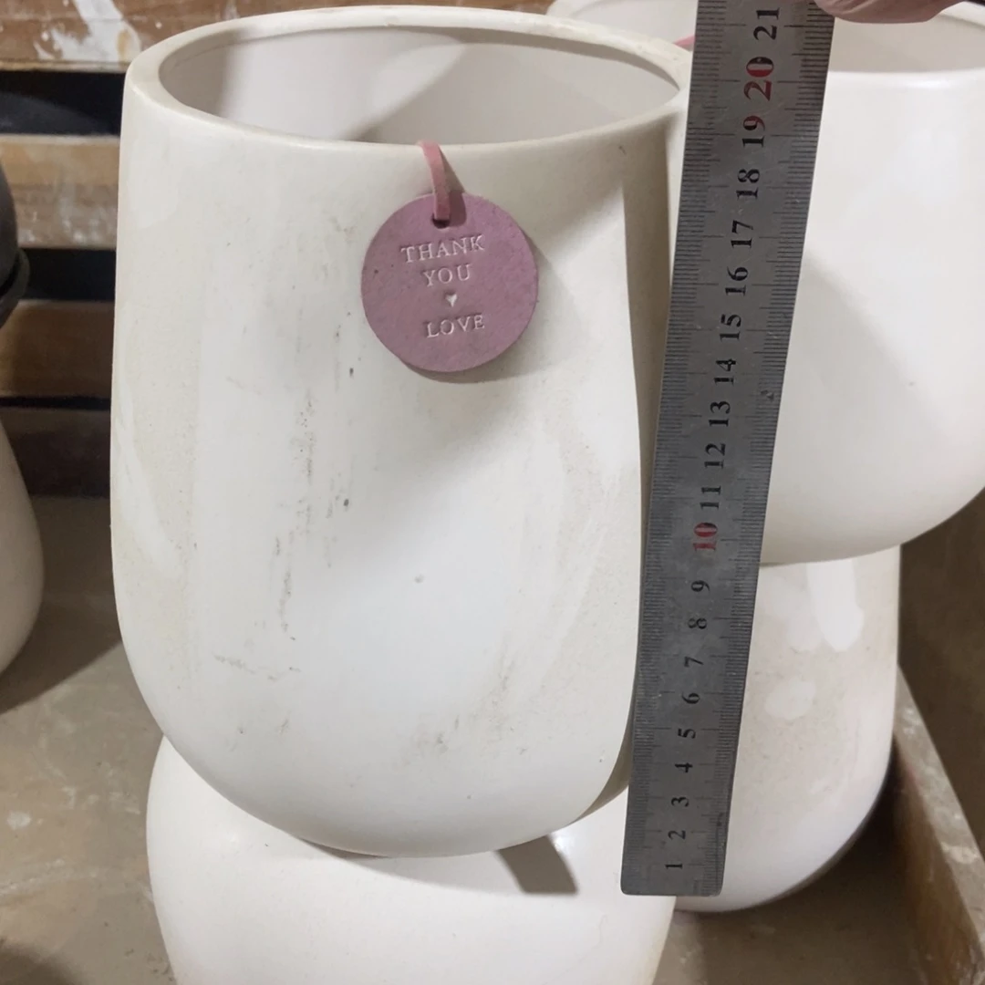 红陶高温陶瓷花盆