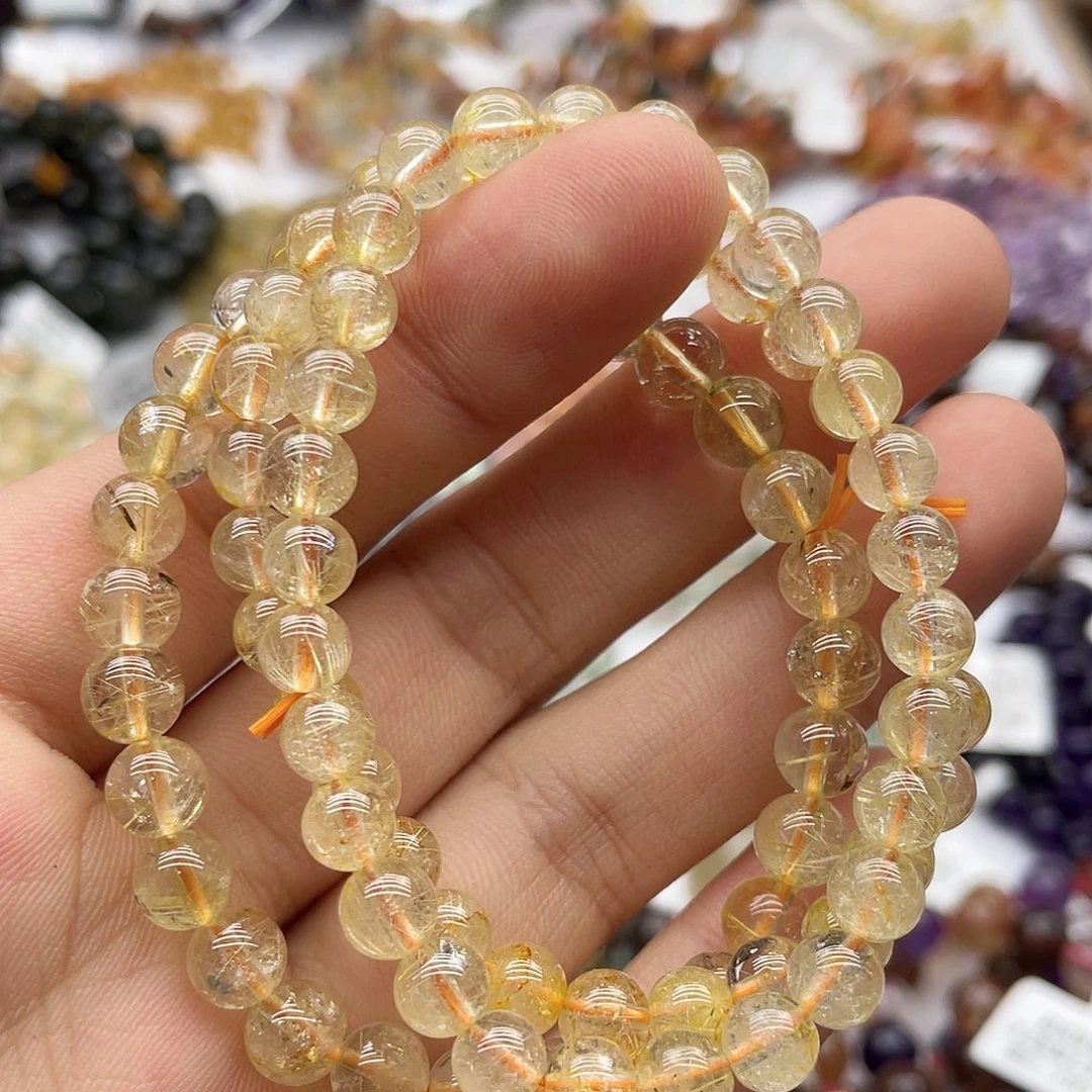 水晶手链未镶嵌多样性发货