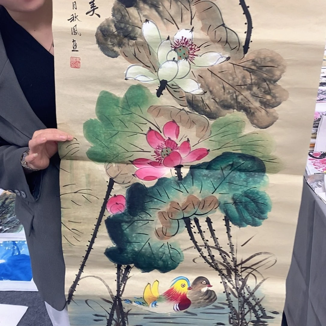 国画国画手绘作品