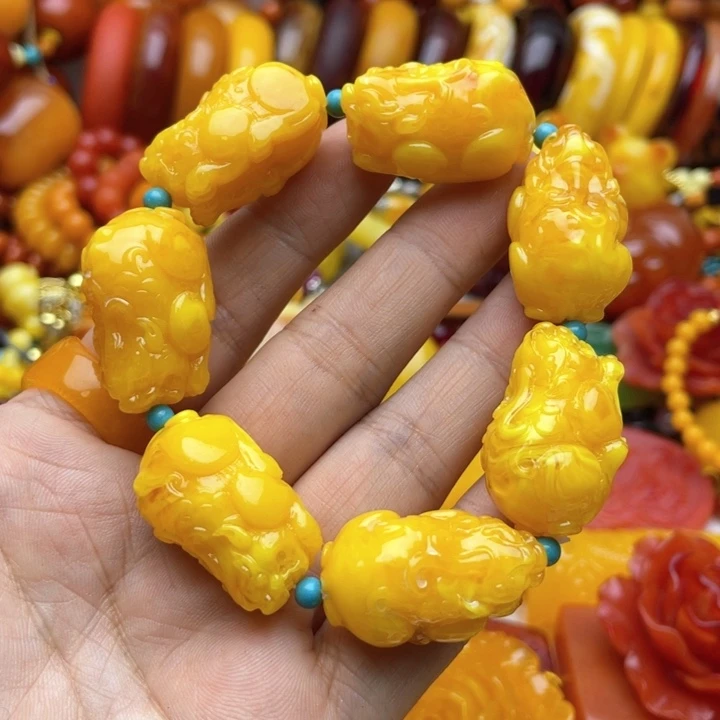 树脂制品40号貔貅手串