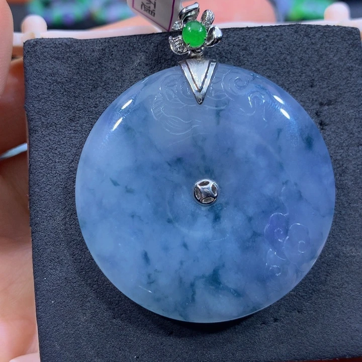 翡翠18K金镶嵌手链翡翠