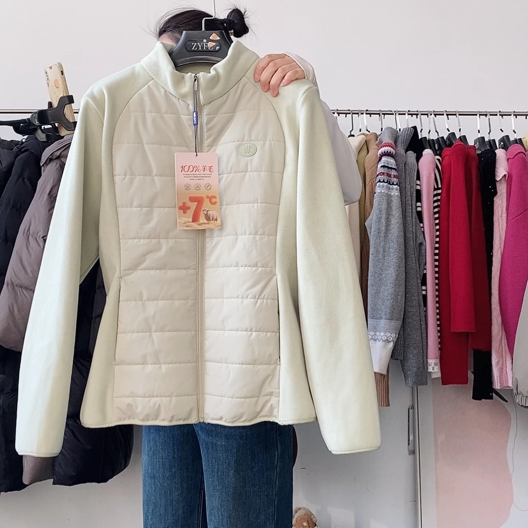 绿色棉服120-140斤以内