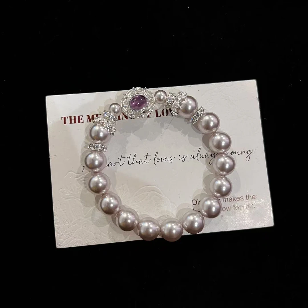 F725 10mm贝珠设计款手串 多样性发一