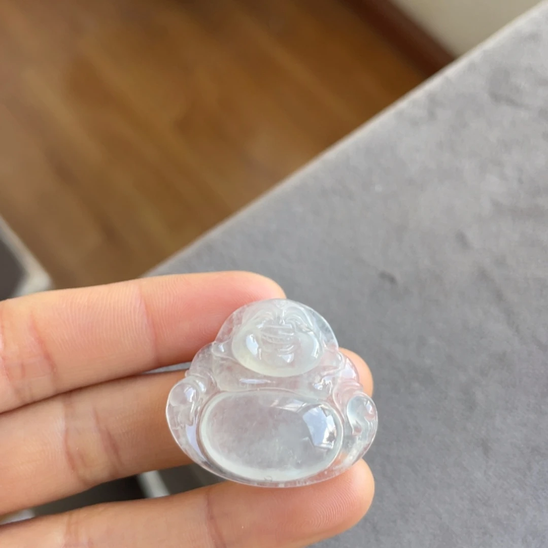 翡翠未镶嵌颈饰白冰