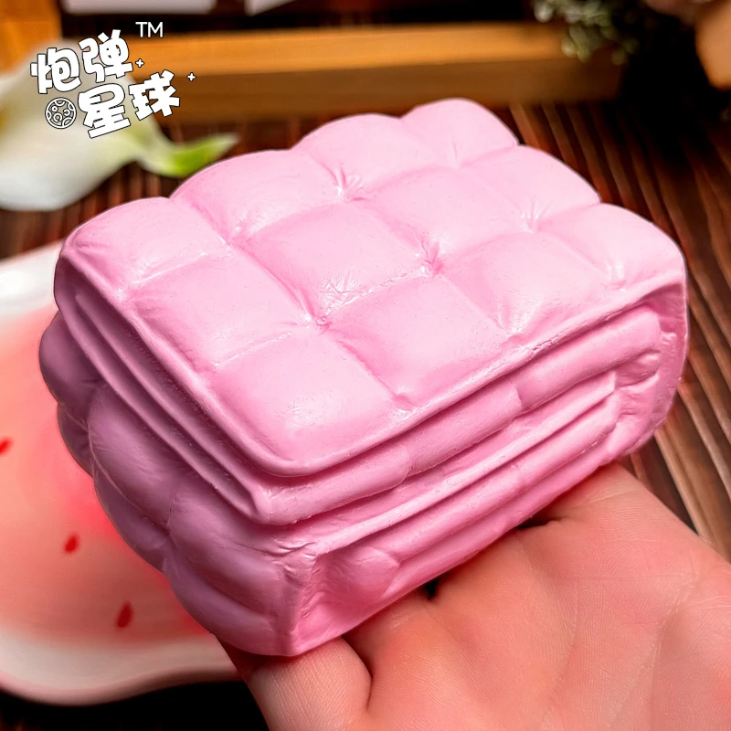 【被子】奶油泥 可裸手捏玩 食品级硅胶捏捏乐解压玩具