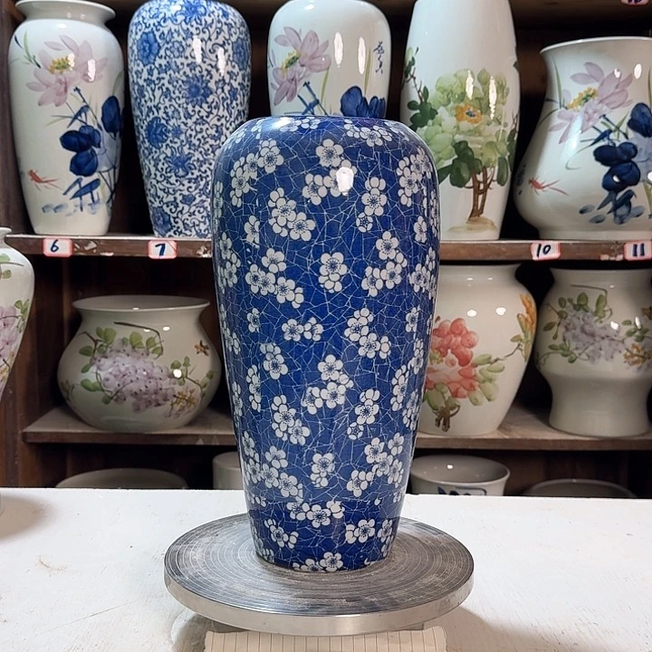 瓶大萝卜冰梅花新款陶瓷陶瓷