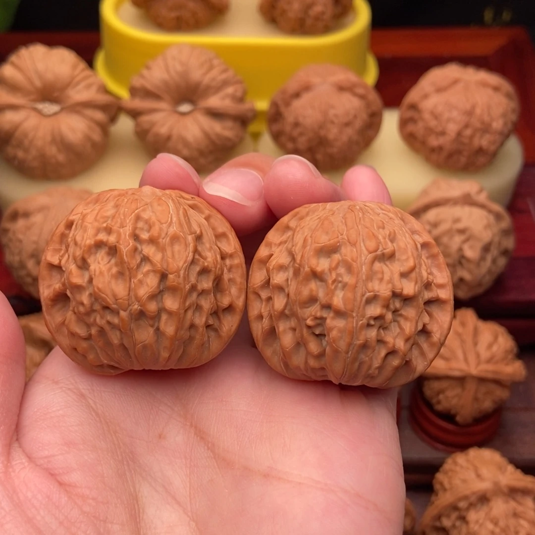 把件文玩核桃精品山地磨盘38