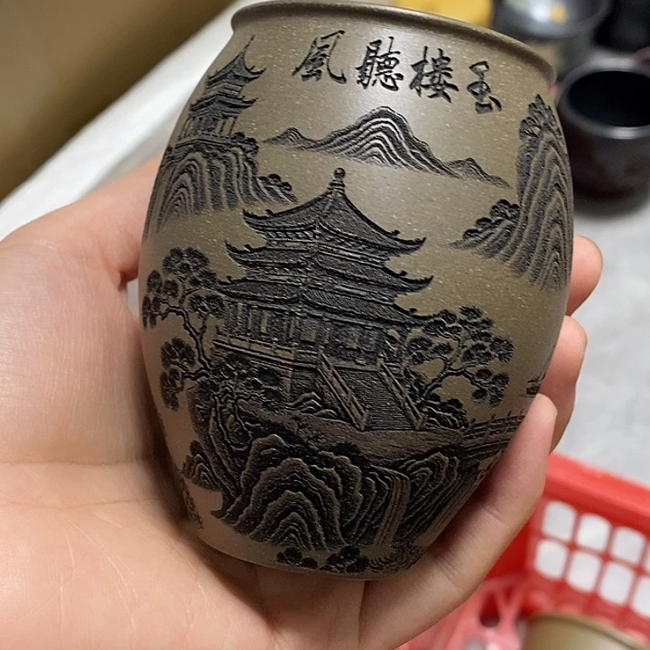 茶杯紫砂放漏11111111111111