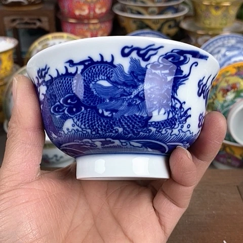 景德镇陶瓷藏式茶碗@****k