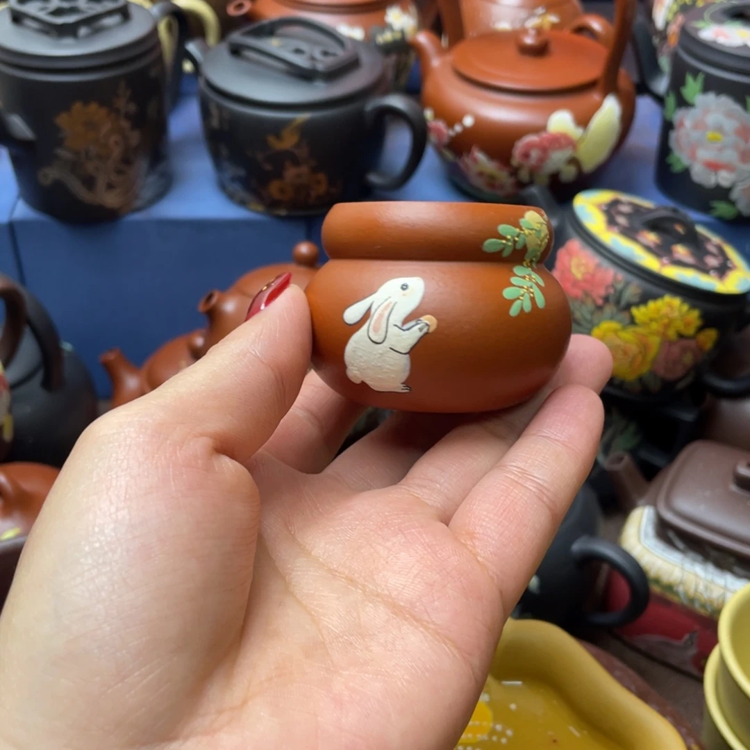 紫砂茶杯紫砂主人杯60cc