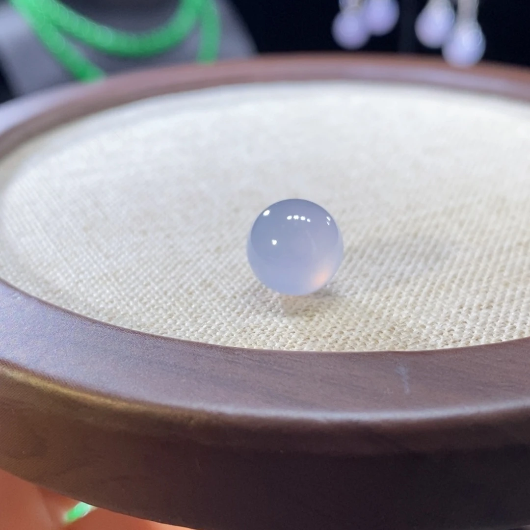 翡翠未镶嵌颈饰梦幻紫珠10.6mm