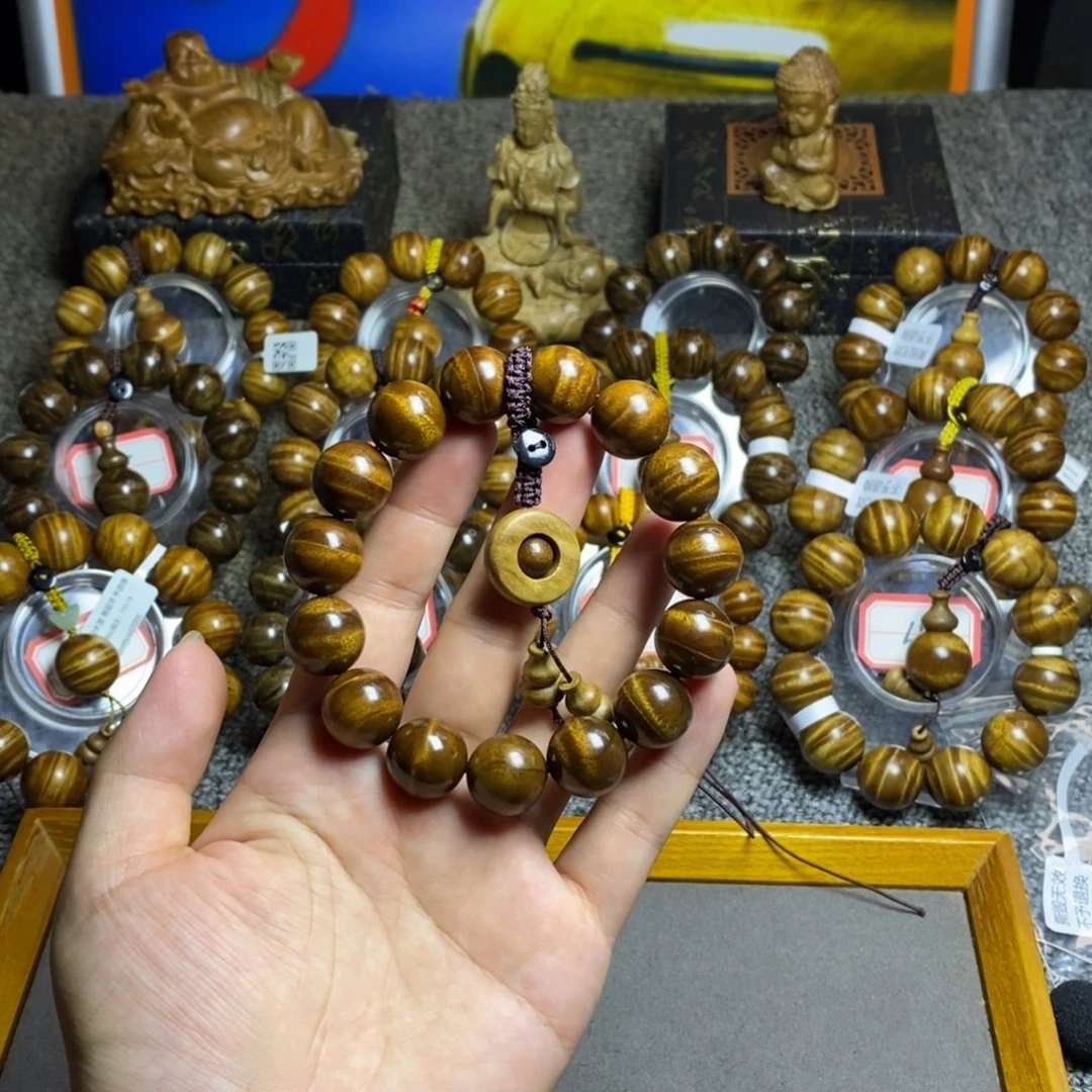 手串/手链楠木（金丝楠）枯木红油水波1.5