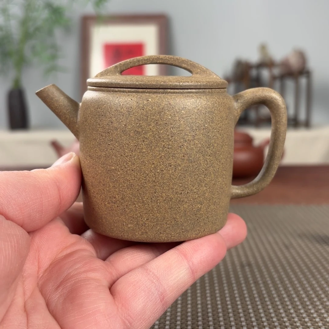 紫砂茶壶微瑕黄龙山原矿紫砂壶