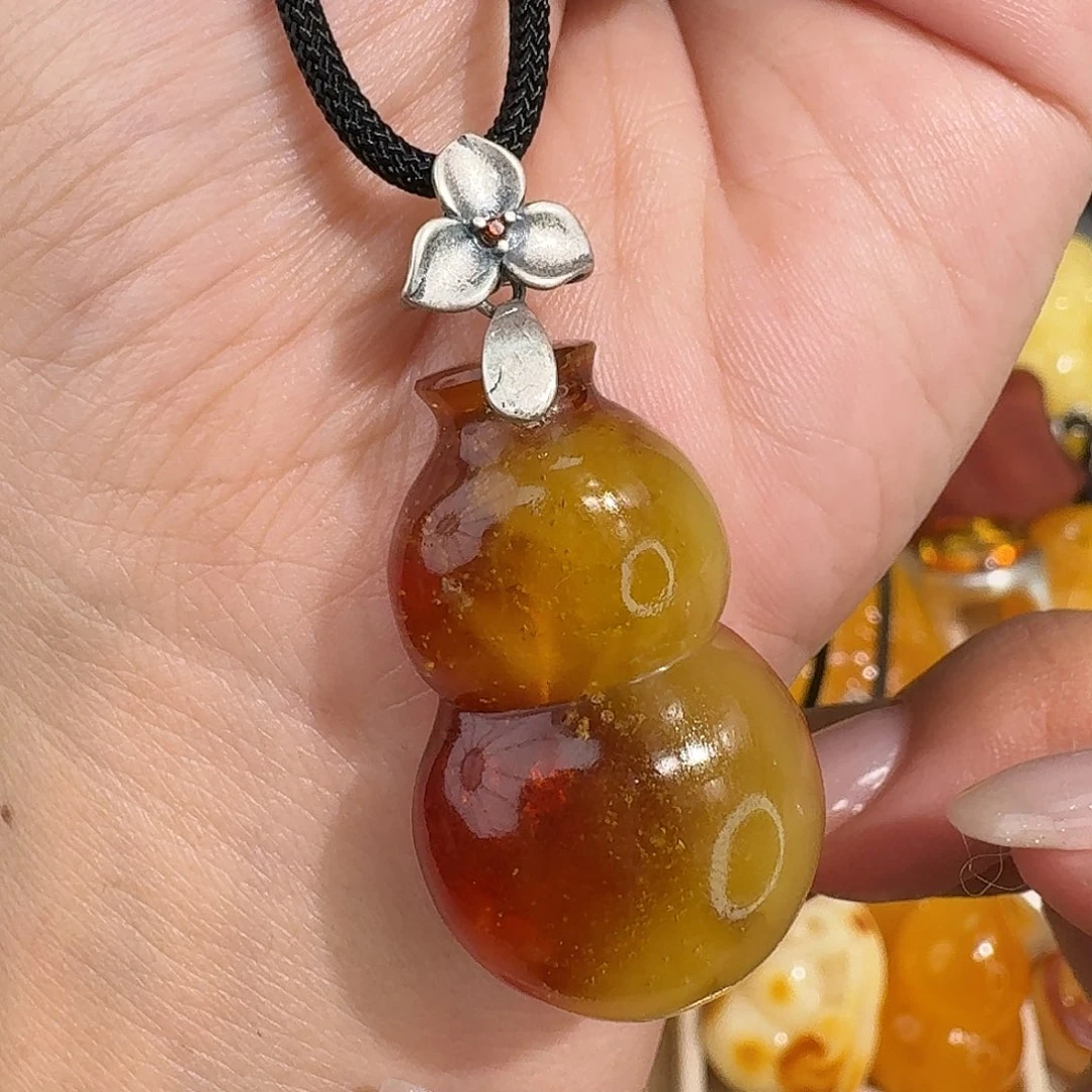 清***露琥珀未镶嵌裸石我