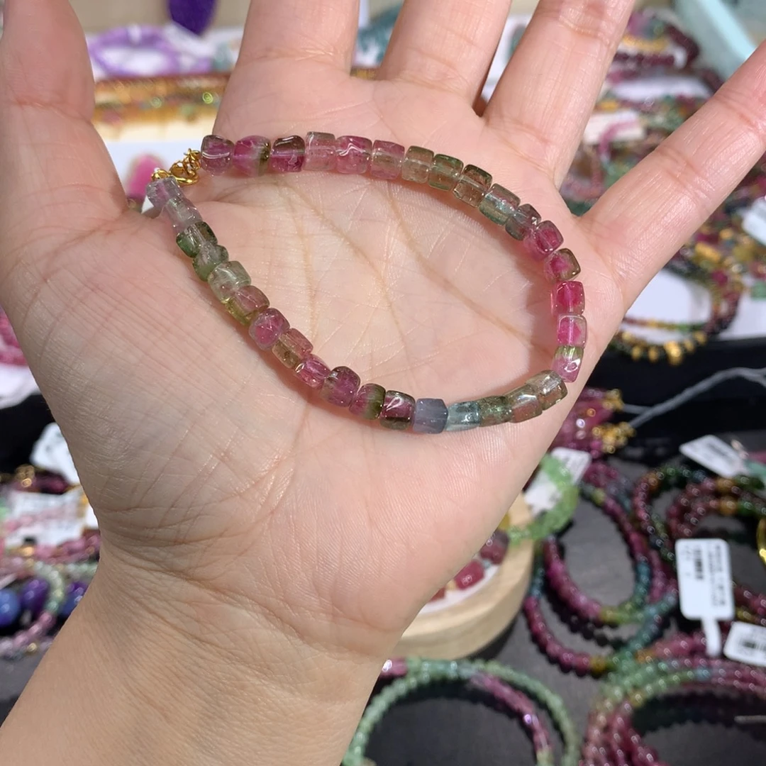 未镶嵌碧玺手串手链