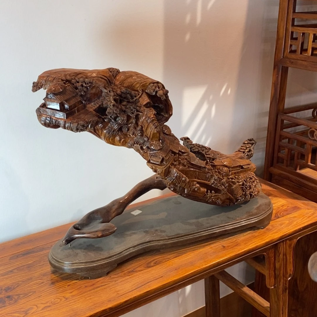 黄花梨/降香黄檀其他老料紫油梨清明上河图