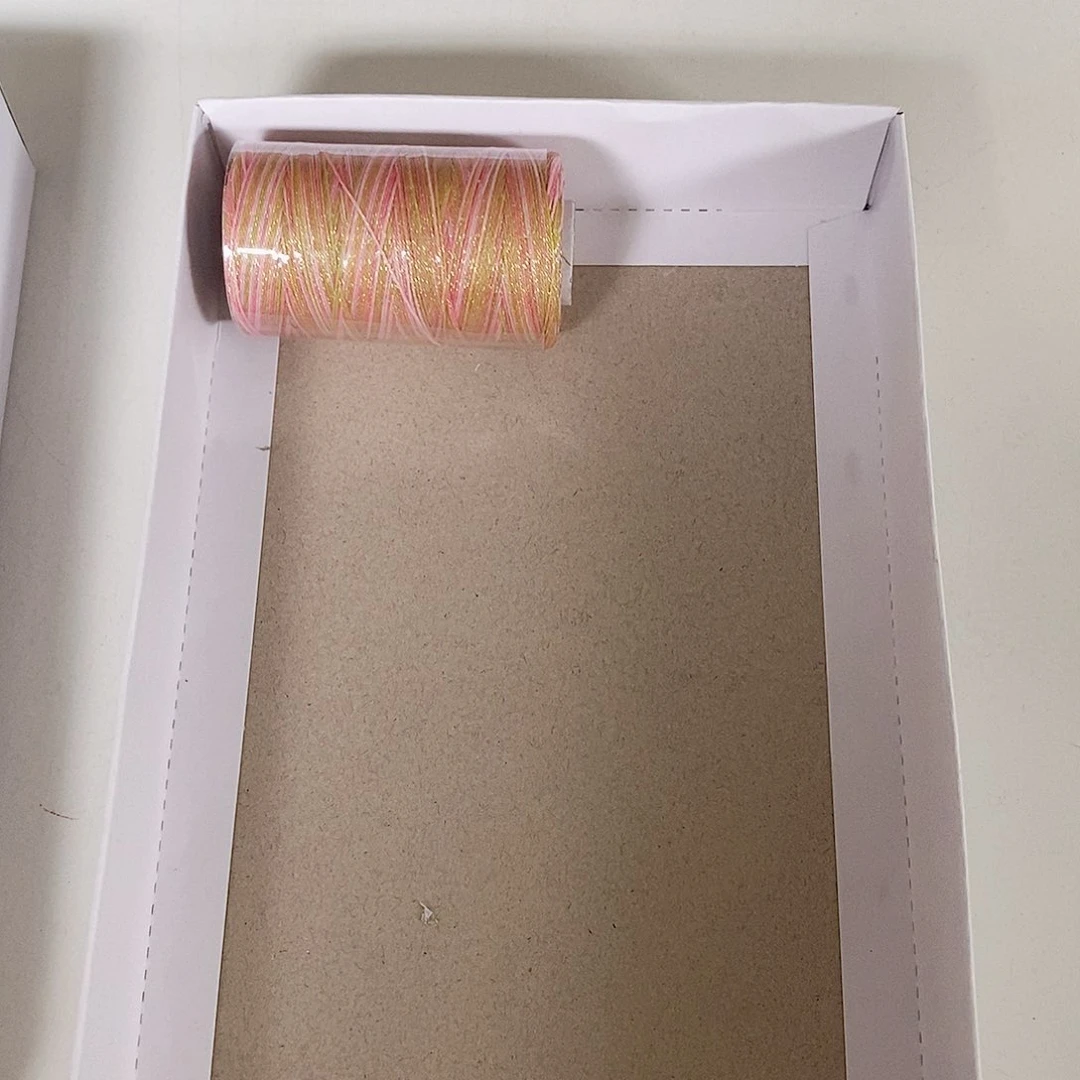 腈纶3股星空段染蜡线樱花一卷30克