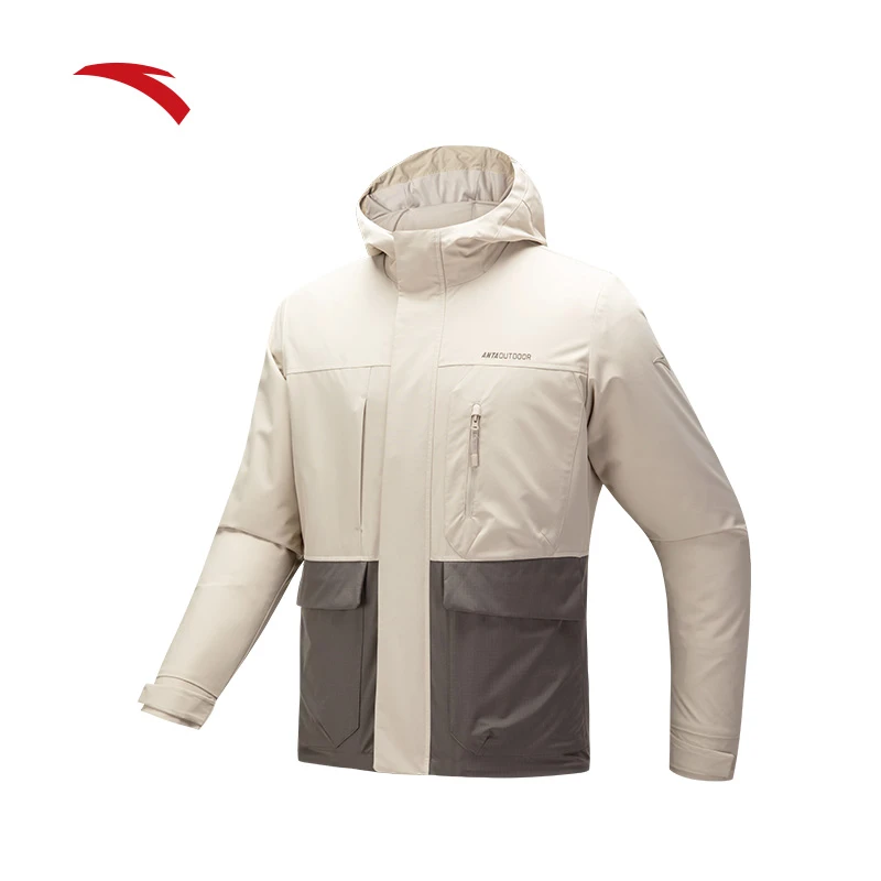 王一博同款 | 安踏防泼水运动外套男春季户外加绒夹克152516604