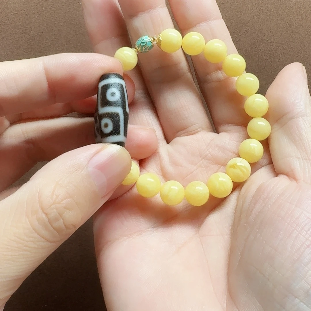 一***秋玛瑙/玉髓未镶嵌手链