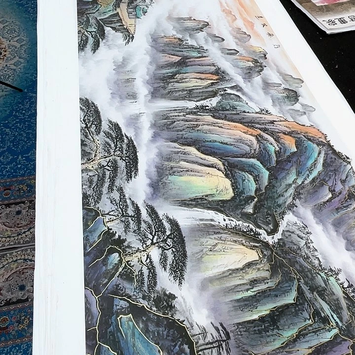 国画书画描金拓染金石传拓手写