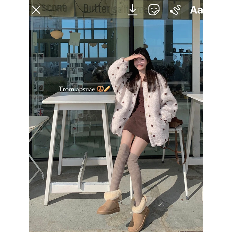 【清仓！】大小姐~韩系时尚百搭女冬复古显瘦半身裙 B3102467