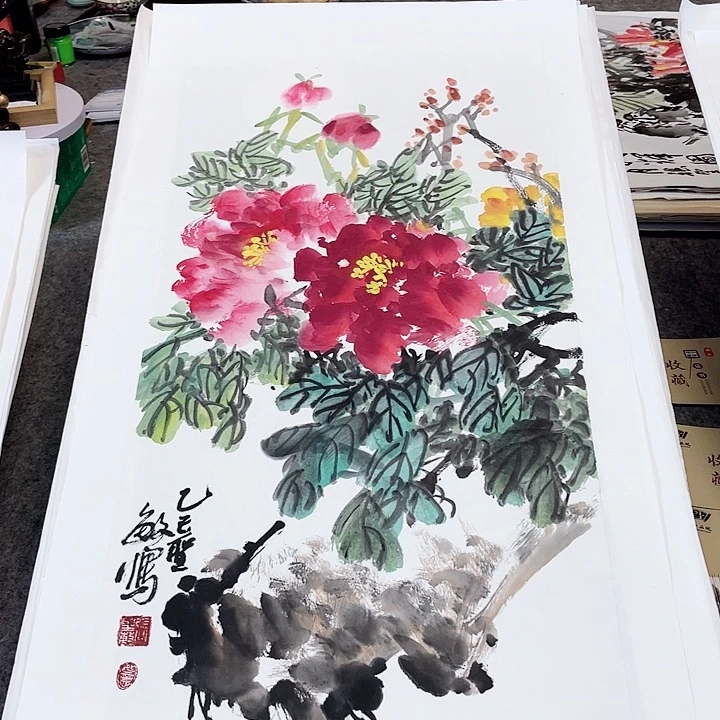 国画张圣敏先生纯手绘作品