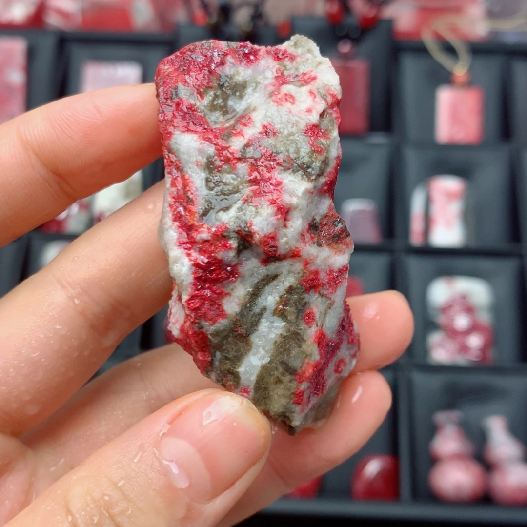 天然辰砂天然毛石