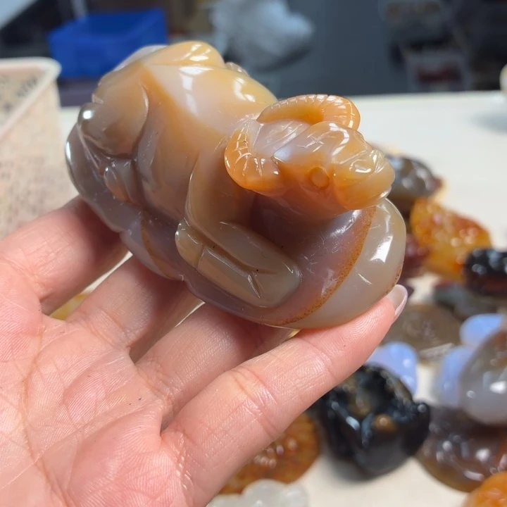 玛瑙/玉髓未镶嵌吊坠(不含链)